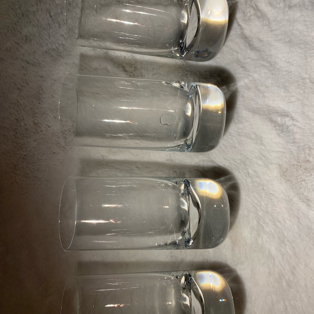Elegant Clear Glass Bar Ware Set